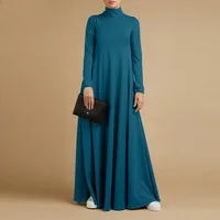 Abaya noire à manches longues pour femmes et filles, robe de Dubaï, robe de soirée arabe, vêtements du Bangladesh, populaire, indépendant, automne 6