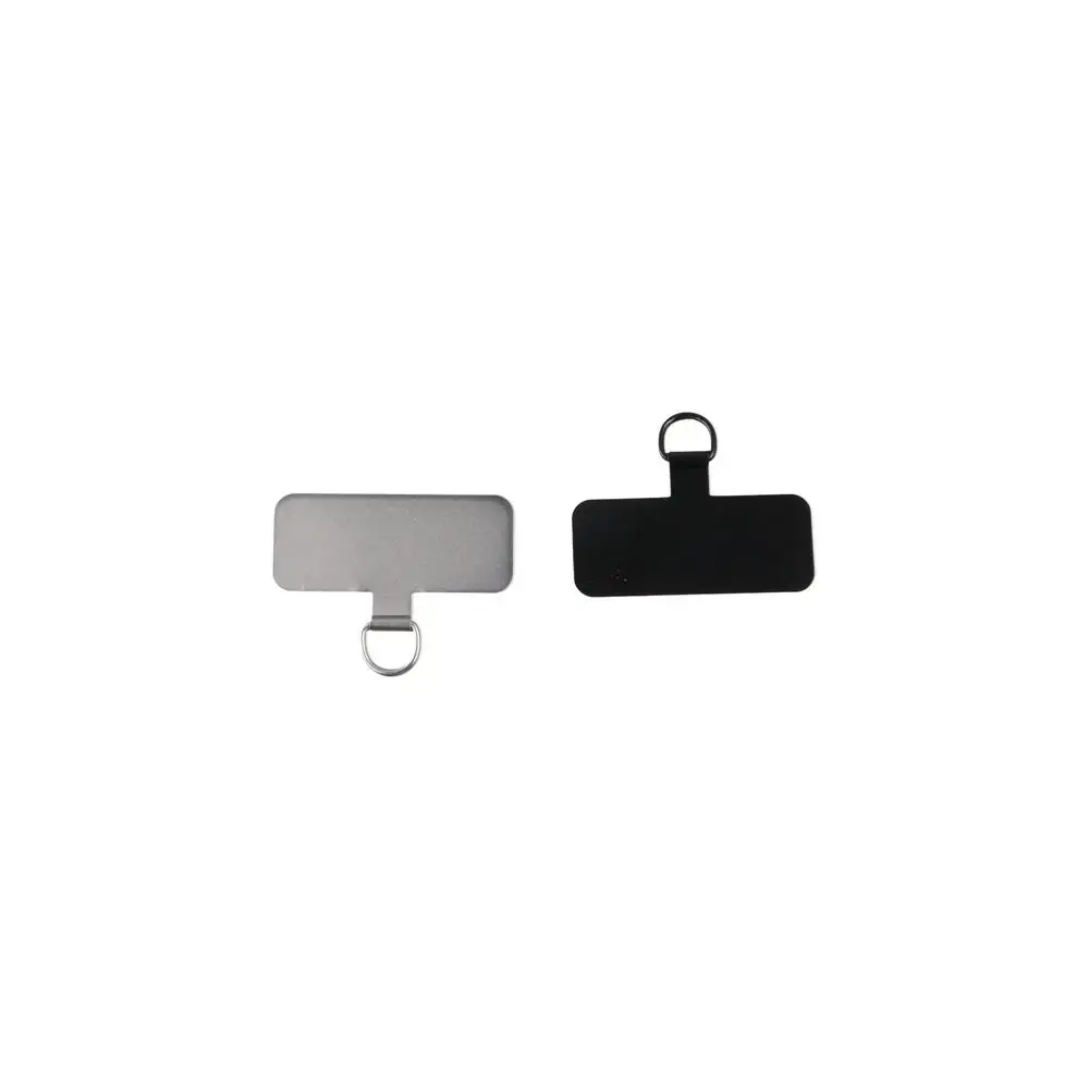 

Stainless Steel Phone Lanyard Gasket Hanging Cord Snap Strap Metal Phone Patch Anti-lost Ultra Thin Phone Card Clip Replacement
