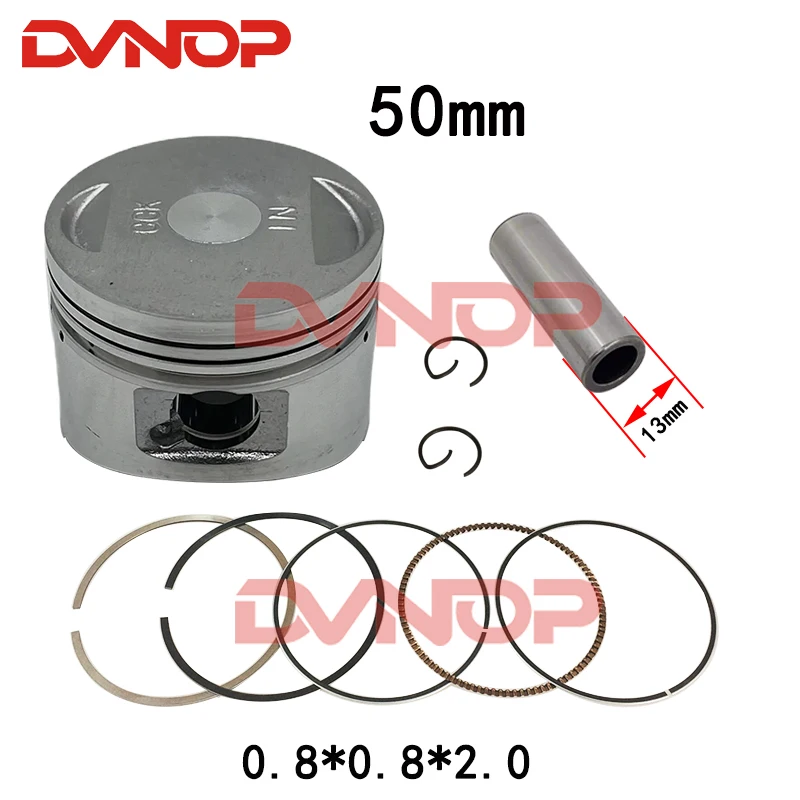 Segment de Piston de moto 50mm pour Honda DIO VISION 110 NSC 110 NSC110 KZLA 2011-2016