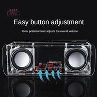 A41Z-DIY Bluetooth Speaker Kit USB Mini Home Stereo Sound Amplifier DIY Electronic Kits For Soldering Practice