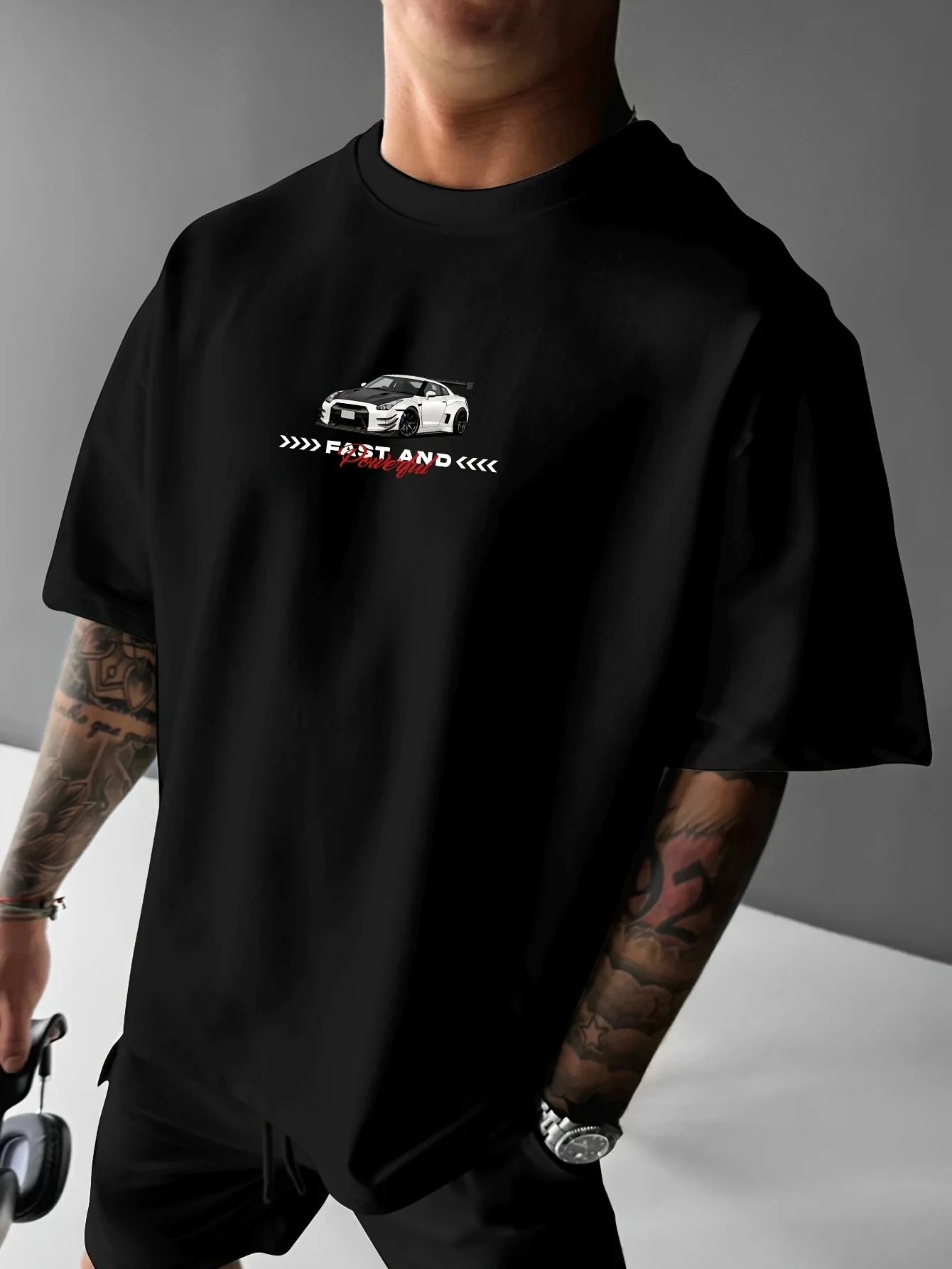 Summer Men Tiger Pattern T-shirt Breathable and Comfortable Loose Fit 100% Pure Cotton Soft Fabric Versatile and Comfortable