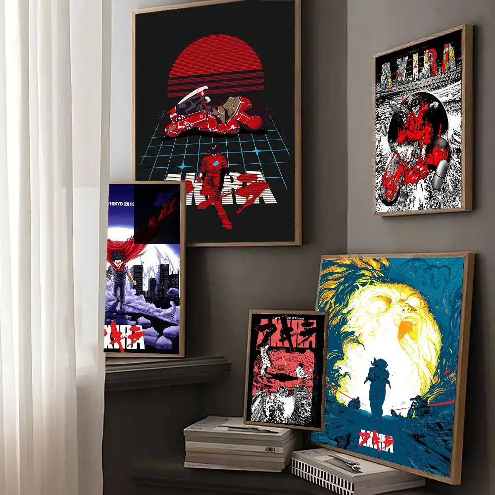 Akira Anime Poster And Prints Wall Art Pictures For Modern Bedroom Game Room Home Decor