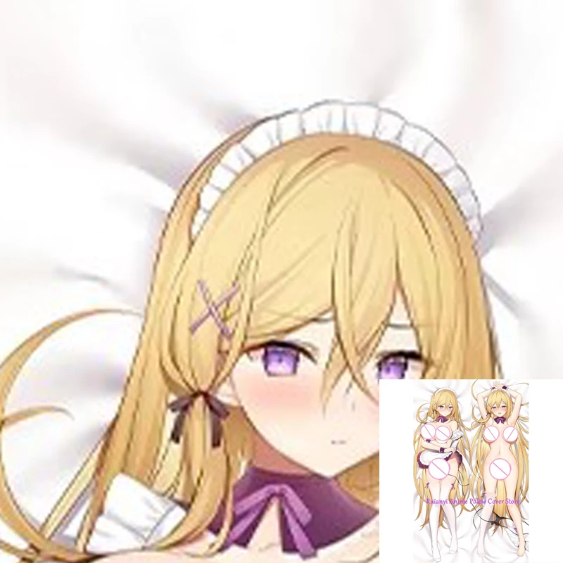 

Dakimakura Anime Beautiful Girl Double-sided Pillow Cover Print Life-size body pillows cover Adult