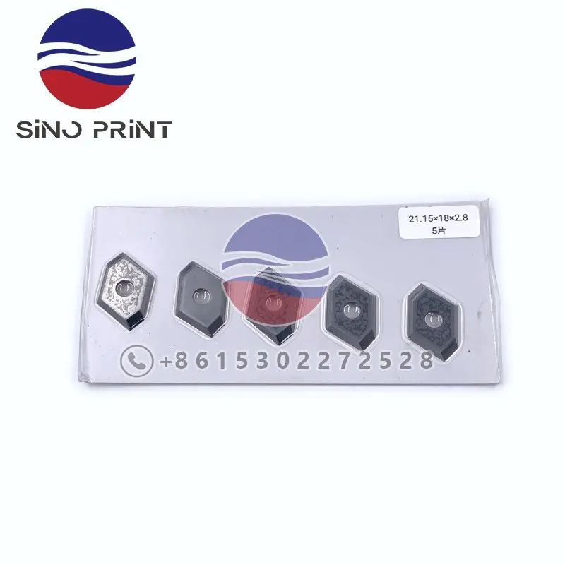 

10Pcs 3011.4240.4 Milling Knife 21.15*18*2.8mm Carbide Insert 21.15×18×2.8mm For Muller Martini Machine Spare Parts