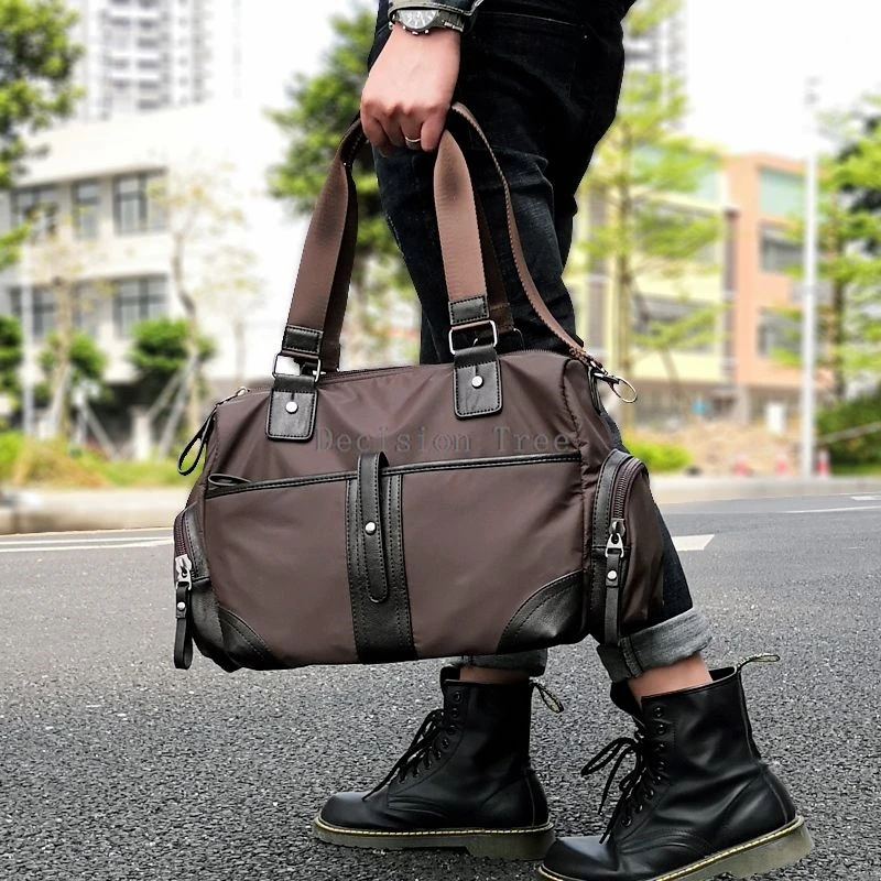 

2025 hand-held fitness bags, men's bags, casual bags, waterproof single-shoulder bags, men's crossbody bags, sports travel bags