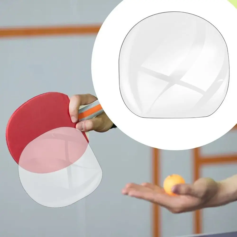 

Прозрачная защитная пленка для ракетки для пинг-понга, самоклеящаяся резиновая пылезащитная резиновая защитная пленка для ракетки, липкая