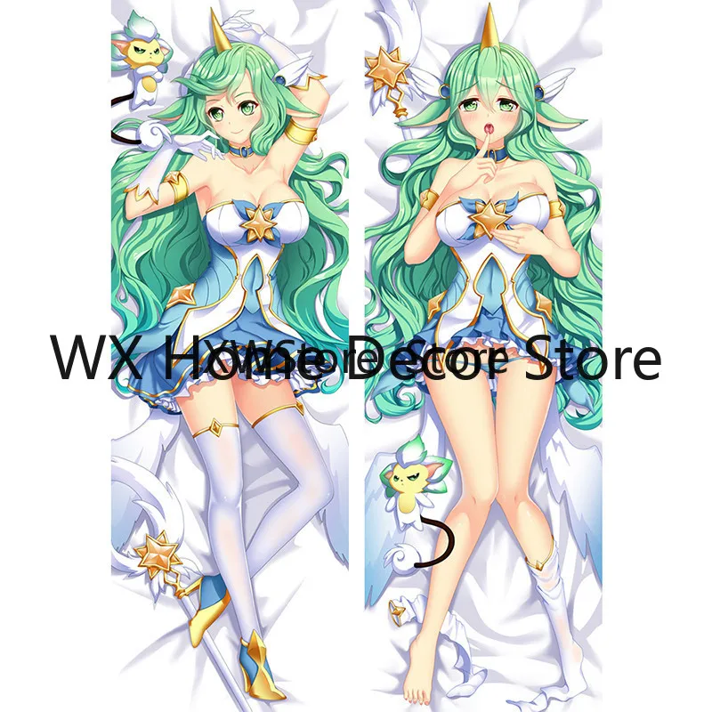 New Style Design Dakimakura Legends Soraka Lacs Ahri Pillow Case Cushion Cover