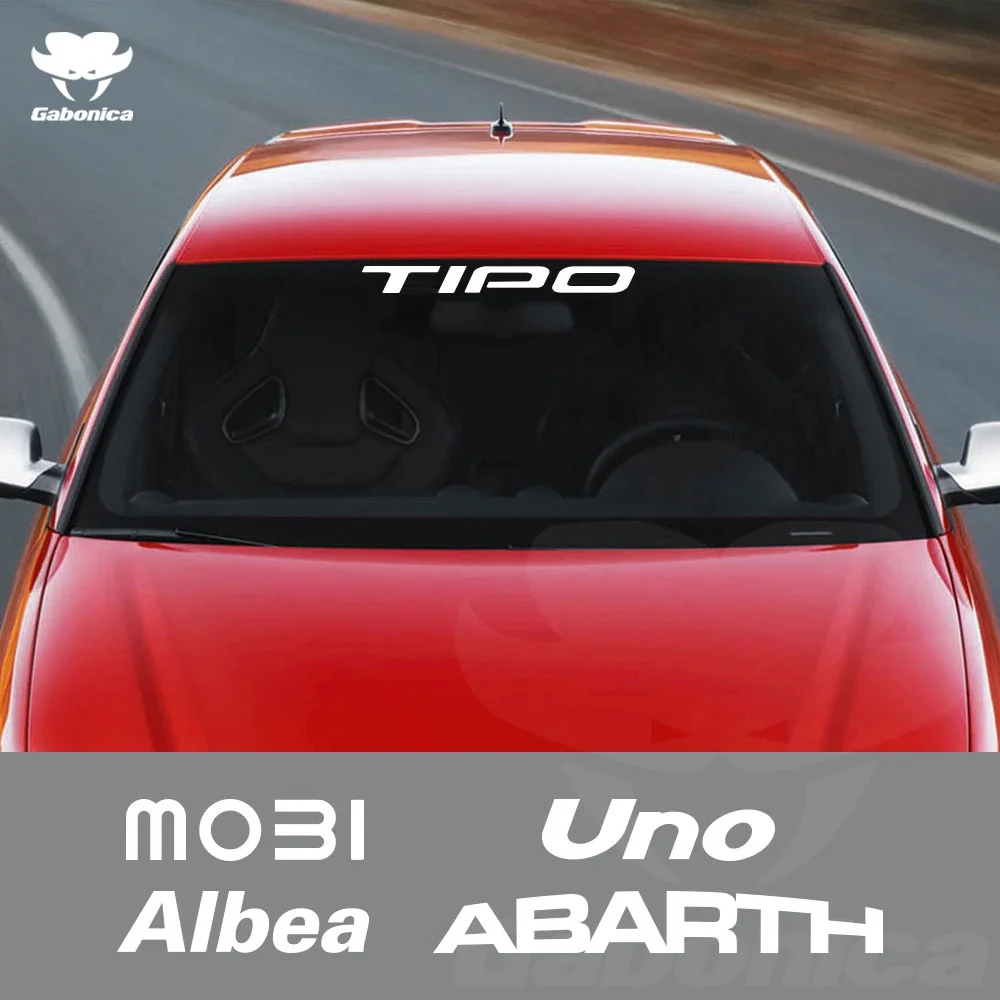 Car Front Rear Windshield Windshield Sticker for Fiat 124SPIDER ABARTH ALBEA CRONOS DOBLO DUCATO MOBI SEDICI STILO TIPO TORO UNO