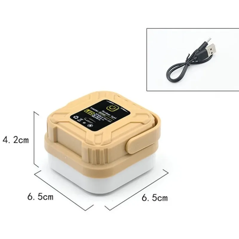 USB rechargeable camping light, multi-functional portable outdoor picnic light; it can also be used as an emergency light or wor