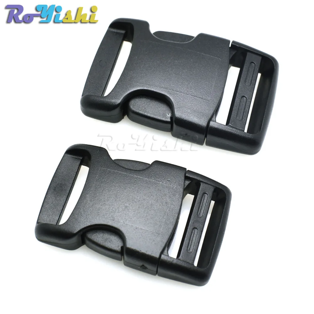 Plastic Arched Side Release Buckle For Backpack Straps Webbing 25mm 30mm