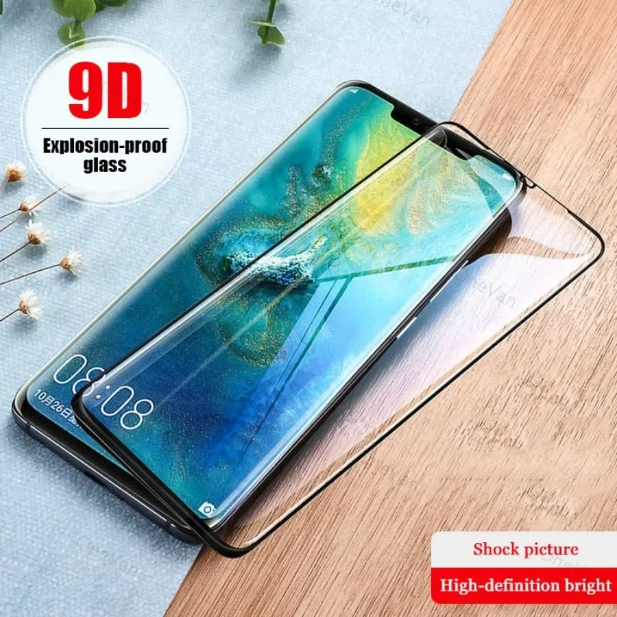 Screen Protector For Huawei Mate 50 40 30 20 X Pro Lite Hard Tempered Glass For Huawei Mate 9 10 Lite Pro All Glue Full Cover HD