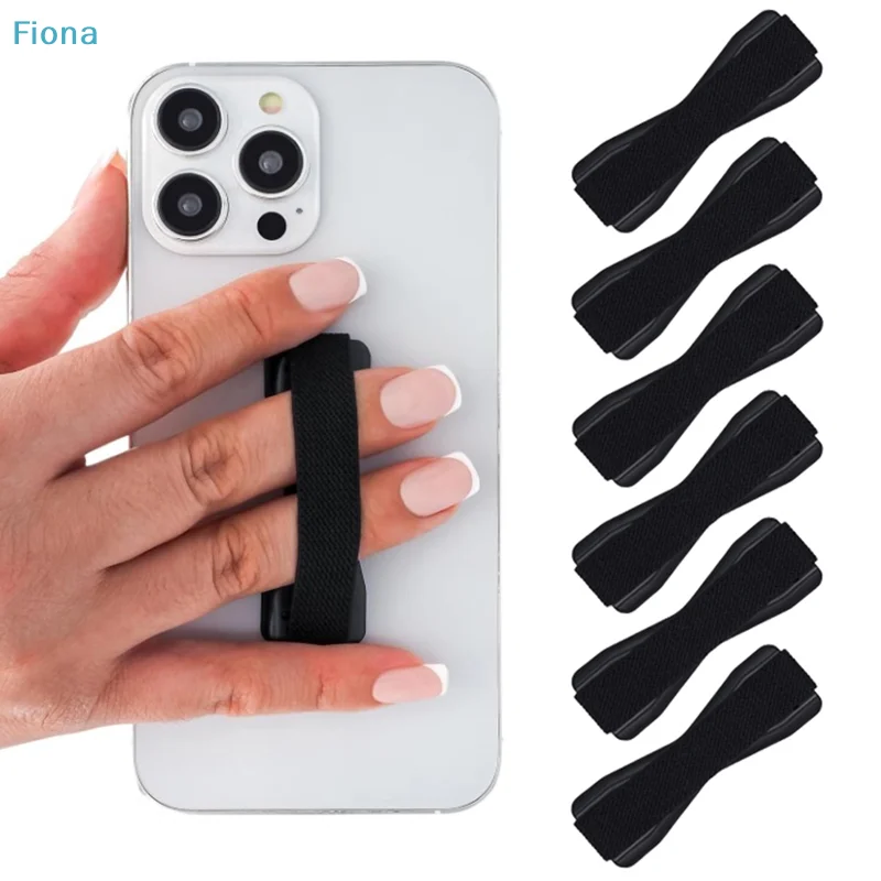 

✔6Pcs Self Adhesive Portable Phone Grip Elastic Strap With Base For Smartphone Tablet Universal Holder Stands