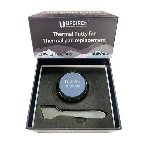 Imagen 2 del producto Masilla térmica UPSIREN 16,8 w/mk UX PRO Ultra para procesador VGA GPU IC almohadilla térmica de enfriamiento rápido masilla de bloqueo de calor de repuesto