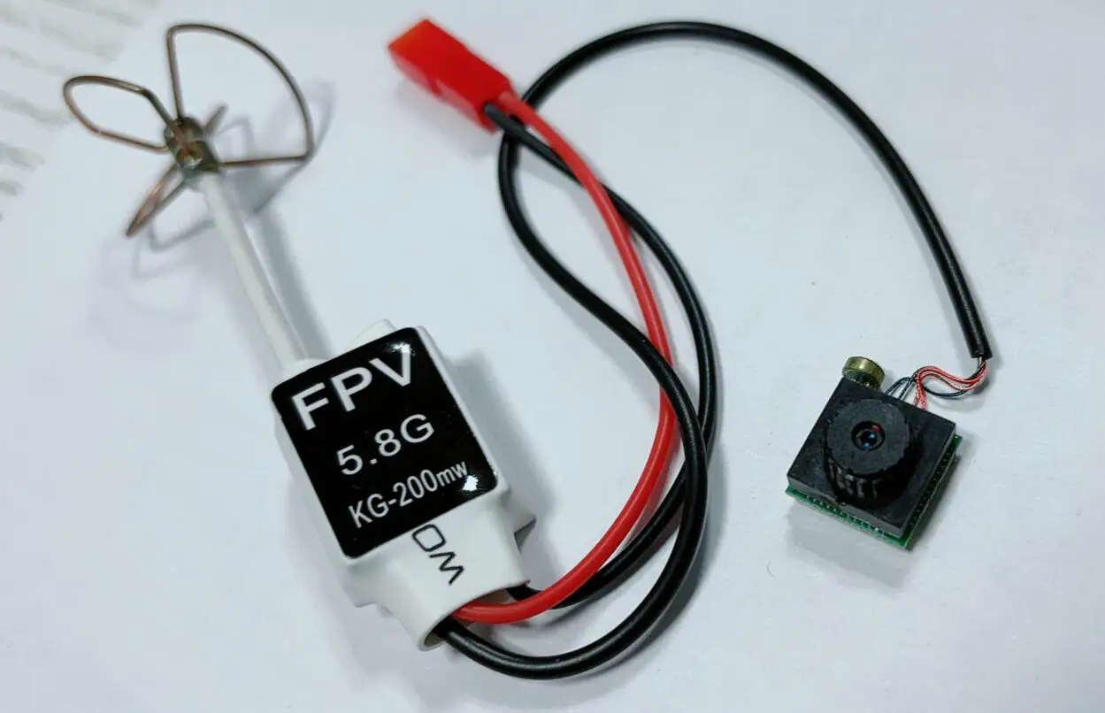 KG-200MW Mini 200mW 5.8GHz FPV Lumenier TX5G2R Trasmettitore VTX W/Micro telecamera Trefoglio antenna per drone RC AKK A2 TS351 ts5823