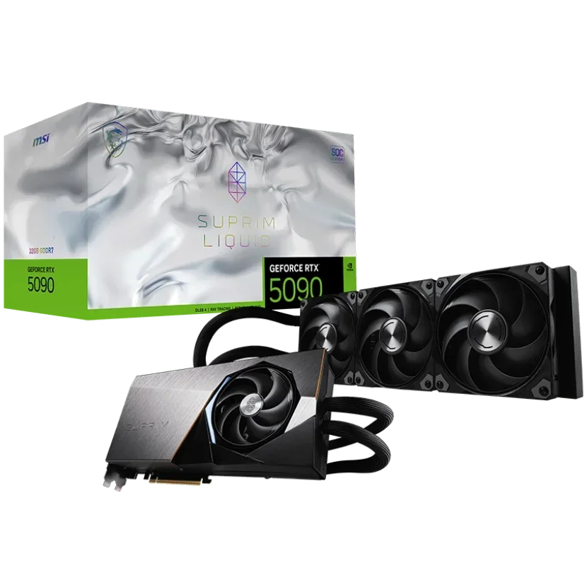 

100% НОВЫЙ MSI GeForce RTX 5090 Suprim Liquid SOC Edition