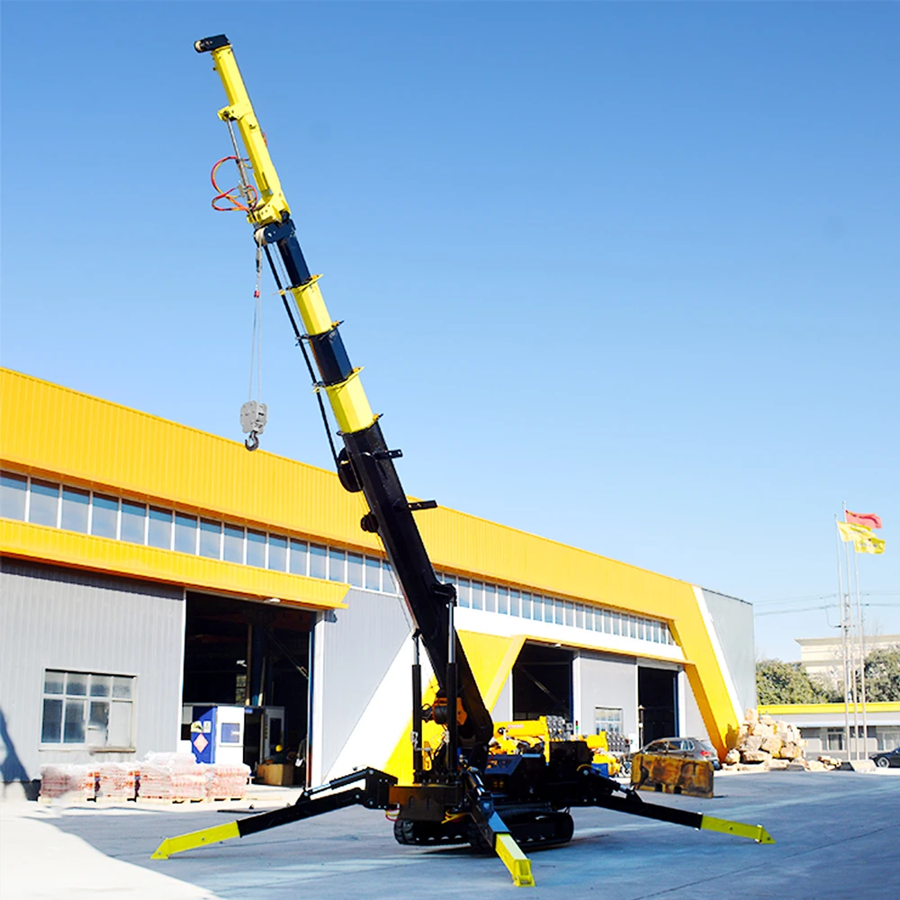 Remote Control Compact Spider Crane Wireless Crawler Lifting Equipment for Precise Load Placement Customized Safe Operator Sale