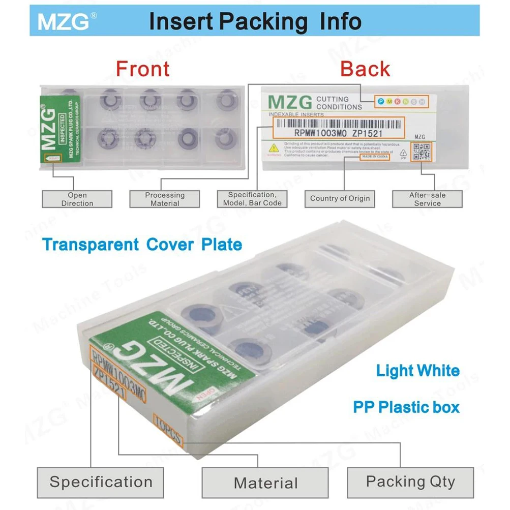 MZG-Herramientas de torneado externo TNMG 160404, 160408, ZC25, ZC35, TM, HQ, CQ, cuchilla de inserción de carburo, Metal duro, MTENN