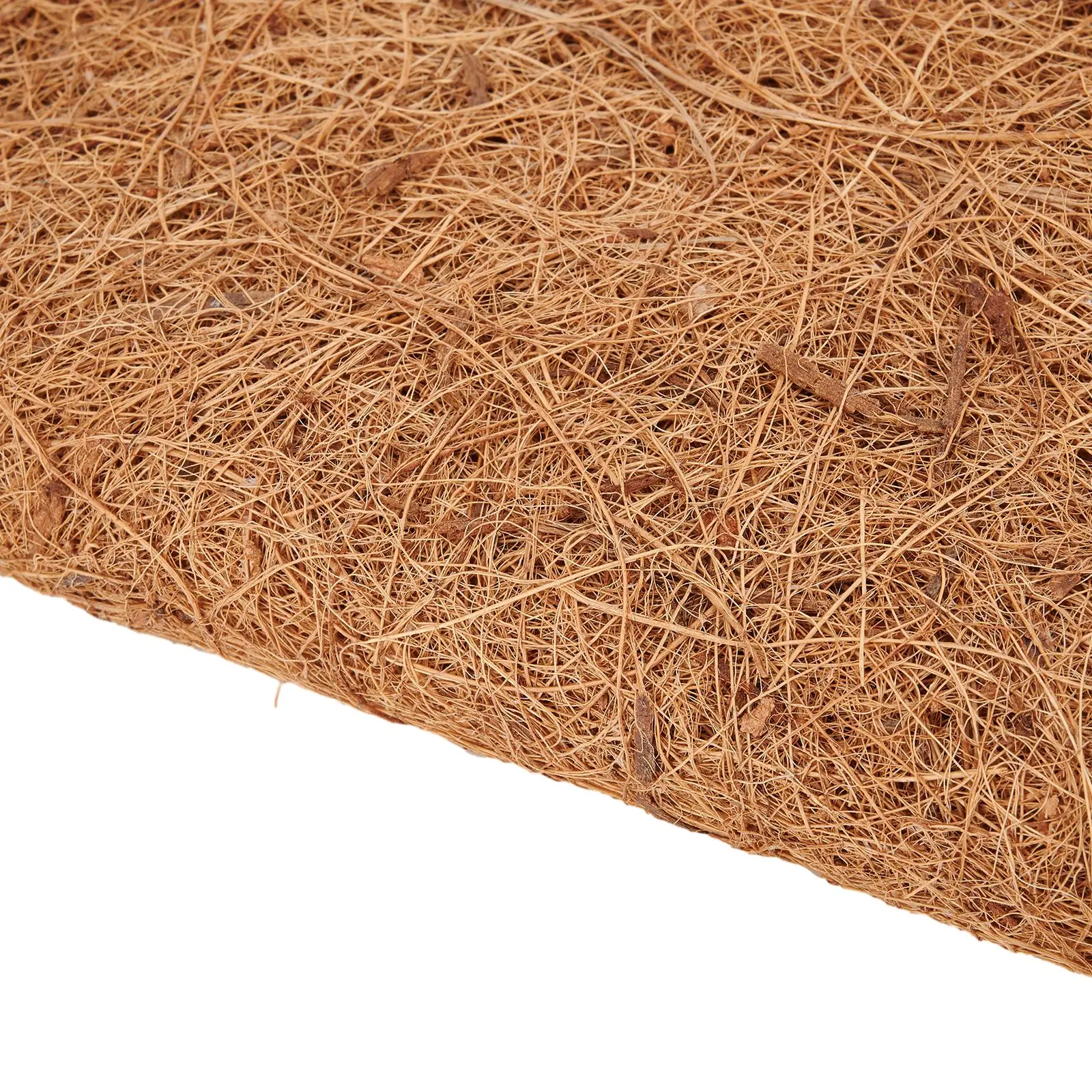Coco Liner for Hanging Baskets Wall Mounted Half Moon Shape with Natural Coconut Fiber for Flower Arrangements