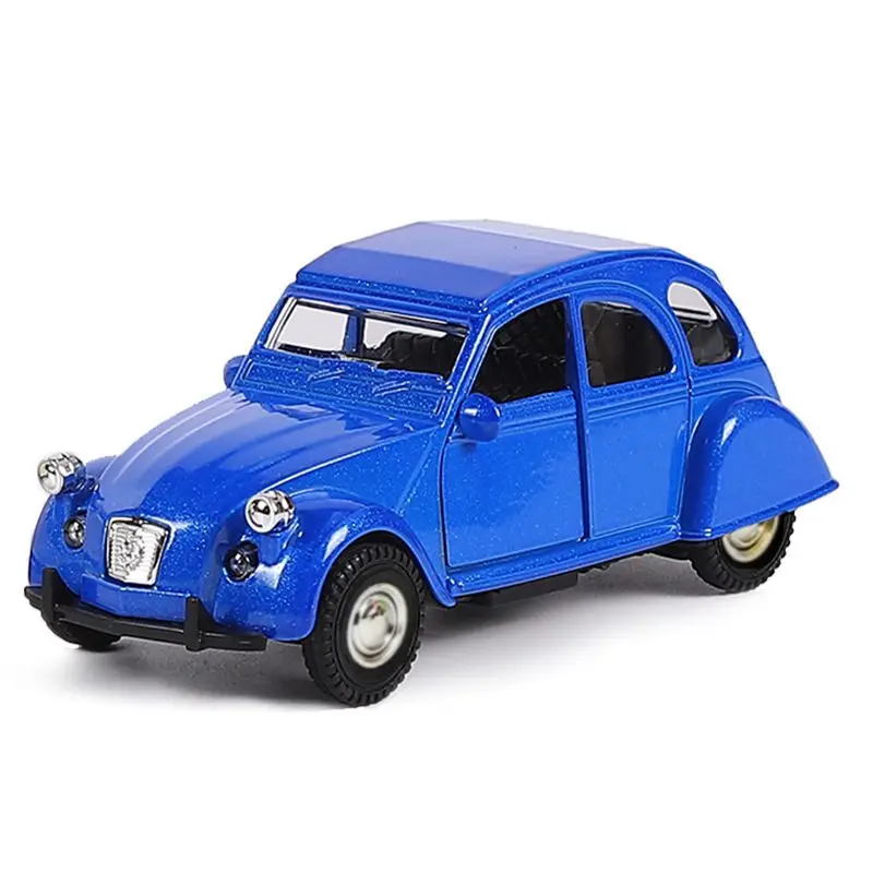 Modelo de carro clássico em liga para crianças, brinquedo fundido, veículo de simulação, decoração, presentes para meninos, escala 1: 32