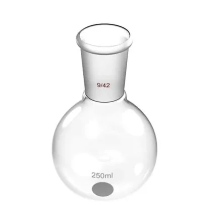 

25/50ml Single Neck Round Bottom Flask Pear Shape Flask 19#24# Distillation Flask Rotovap