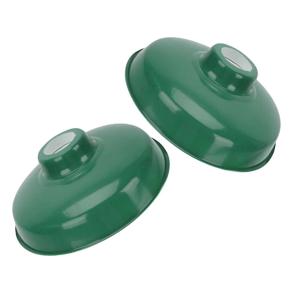 2 قطعة المينا الرجعية الأخضر عاكس الضوء مقاوم للماء الصناعية في الهواء الطلق غطاء خفيف للحدائق مصنع غطاء مصباح السقف #4