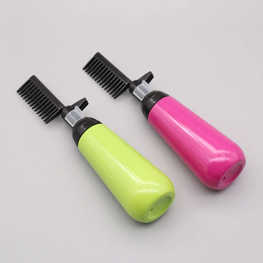 

3 шт., 130 мл, расческа для краски для волос, пустая щетка-аппликатор для салона, домашнего использования, инструмент для окрашивания волос домашних животных, прочный