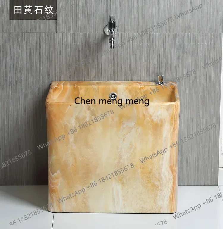 

Новое поступление, художественная швабра для бассейна со смесителем, бассейн для швабры снаружи, умывальник для швабры с каменным узором