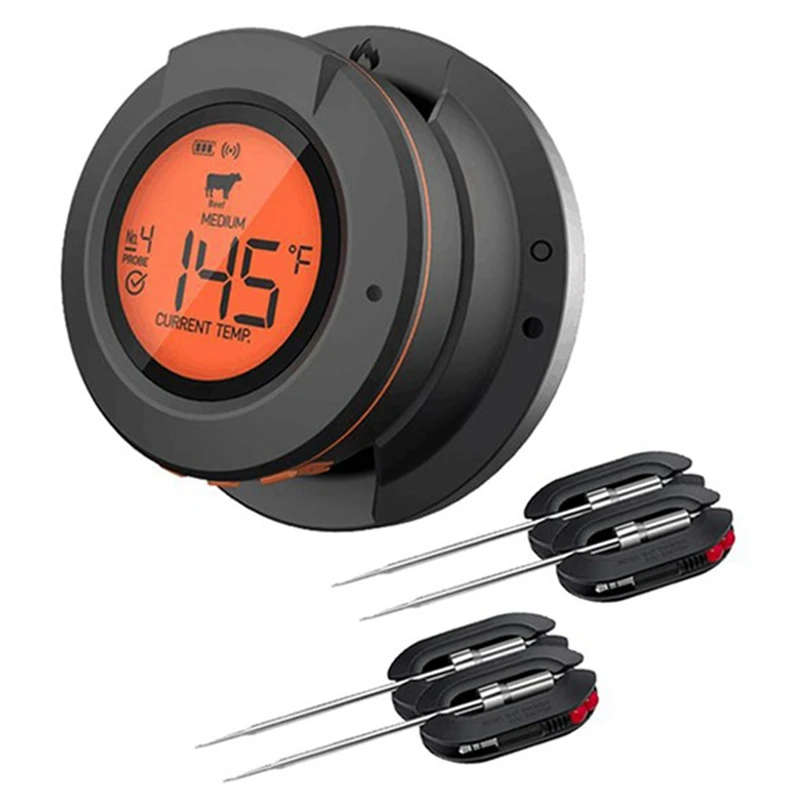 

Wireless Digital Bluetooth Smart Barbecue/ Food Meat Thermometer For Meat Food Barbecue Charcoal Grill And Oven