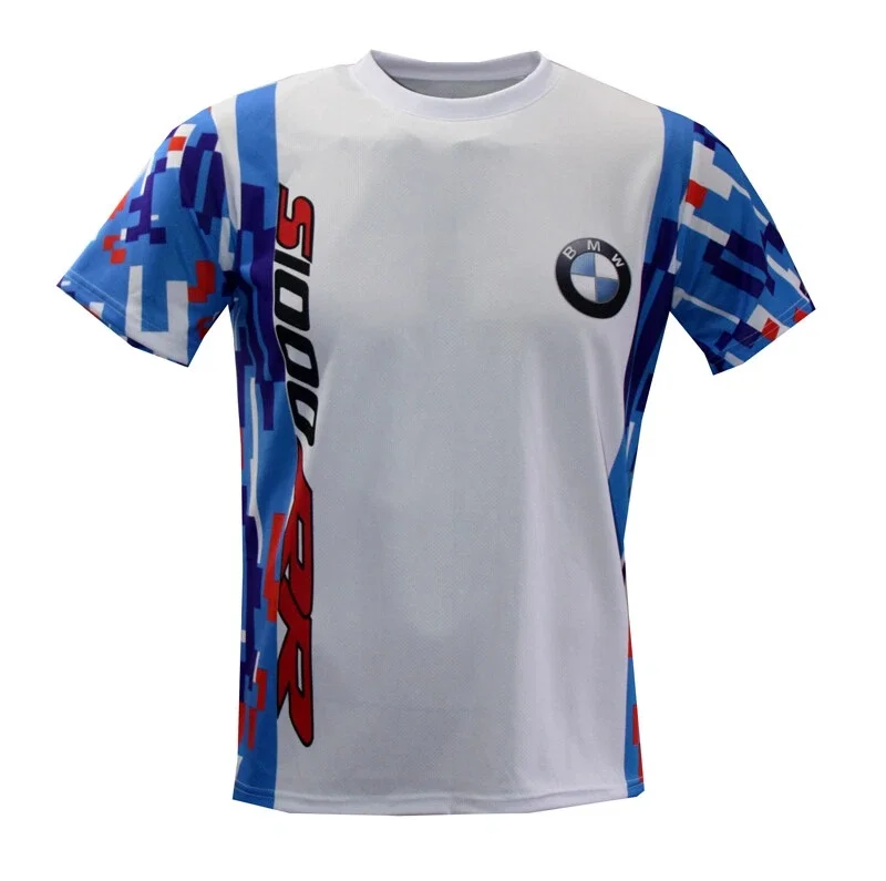 

BMW 3D Printed Men's Summer New Comfortable Breathable T-shirt Short Sleeved Casual Brand Car Sports Motorcycle Racing Fashion