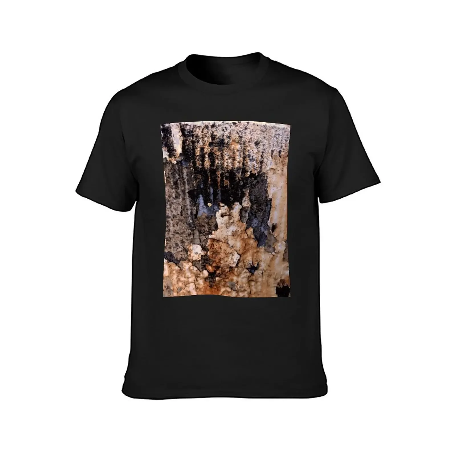 Abstract Decay from Time Photography T-Shirt quick drying tops men t shirts