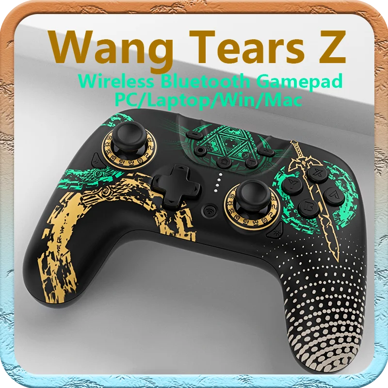 

Hot Wang Tears Z Switch Wireless Bluetooth Gamepad Controller Theme Limited Edition Pro Pc Steam Game Holiday Birthday Gift