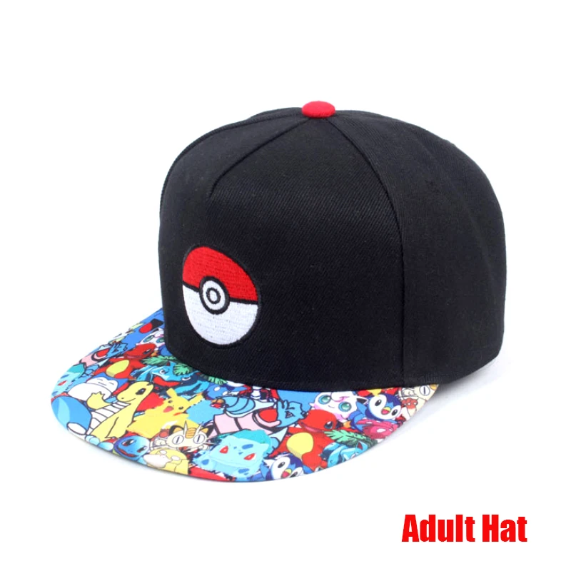 Anime Figuur Pokemon Baseball Cap Pikachu Hoed Verstelbare Pokemon Cosplay Hip Hop Cartoon Volwassen Hoeden Jongen Meisje Kinderen Verjaardagscadeautjes