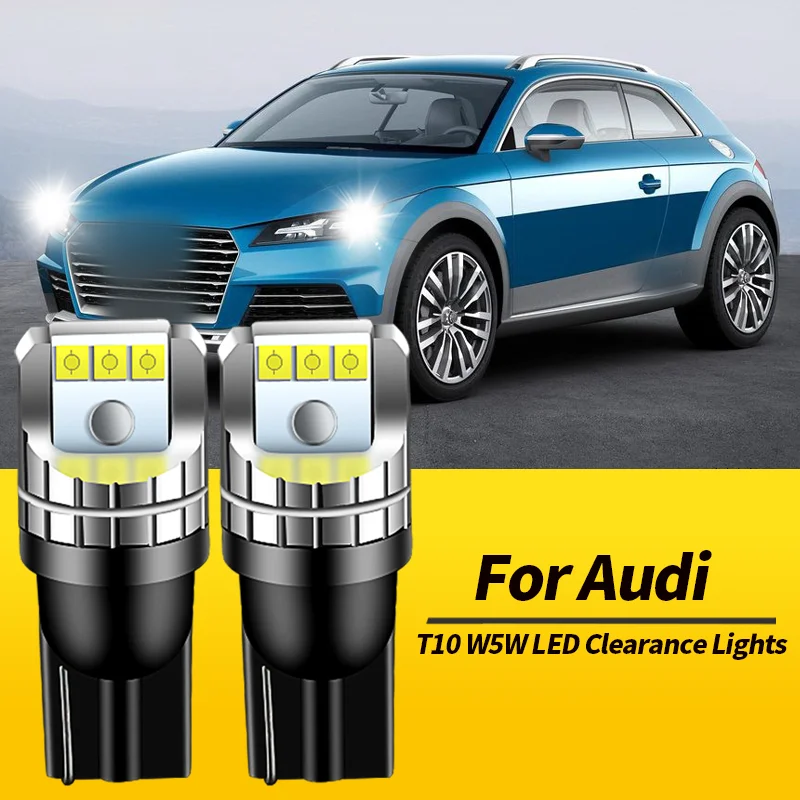 

2 шт. T10 W5W светодиодные габаритные фонари Canbus для Audi ALLROAD C5 4BH 2000-2005 A8 D2 4D2 4D8 1994-1998 99-05 с чипом фары