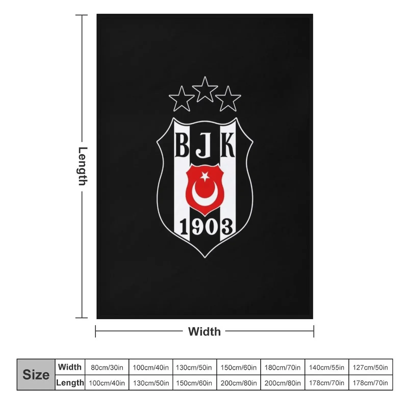 Besiktas Logo Throw Blanket Furrys Soft Big Blankets