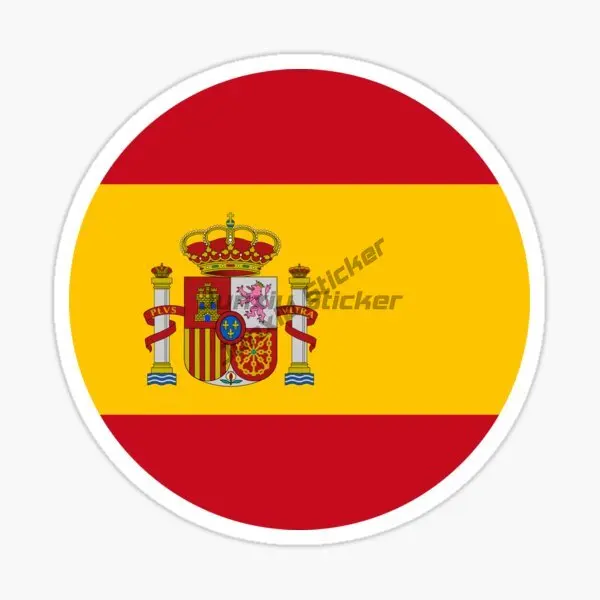 

Portugal Japan Switzerland Tunisia Spain New Zealand Jamaica Circular Flag Car Stickers Vinyl Self-adhesive Stickers