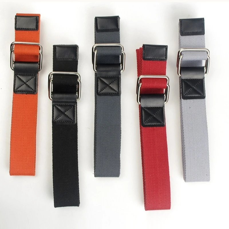 

Унисекс-тренд, ремень с двойной пряжкой, парусиновый ремень с карго, спортивные джинсы на открытом воздухе, брюки, нейлоновые однотонные ремни для мужчин и женщин