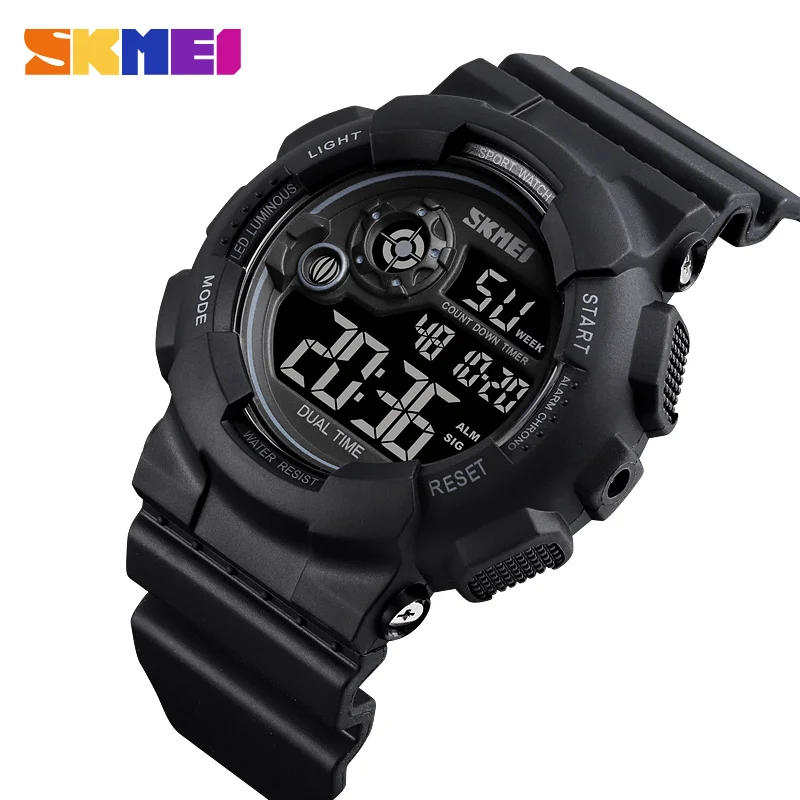 SKMEI 1583  Outdoor Leisure Men\'s Sports Watch Sports Student Waterproof Electronic Watch