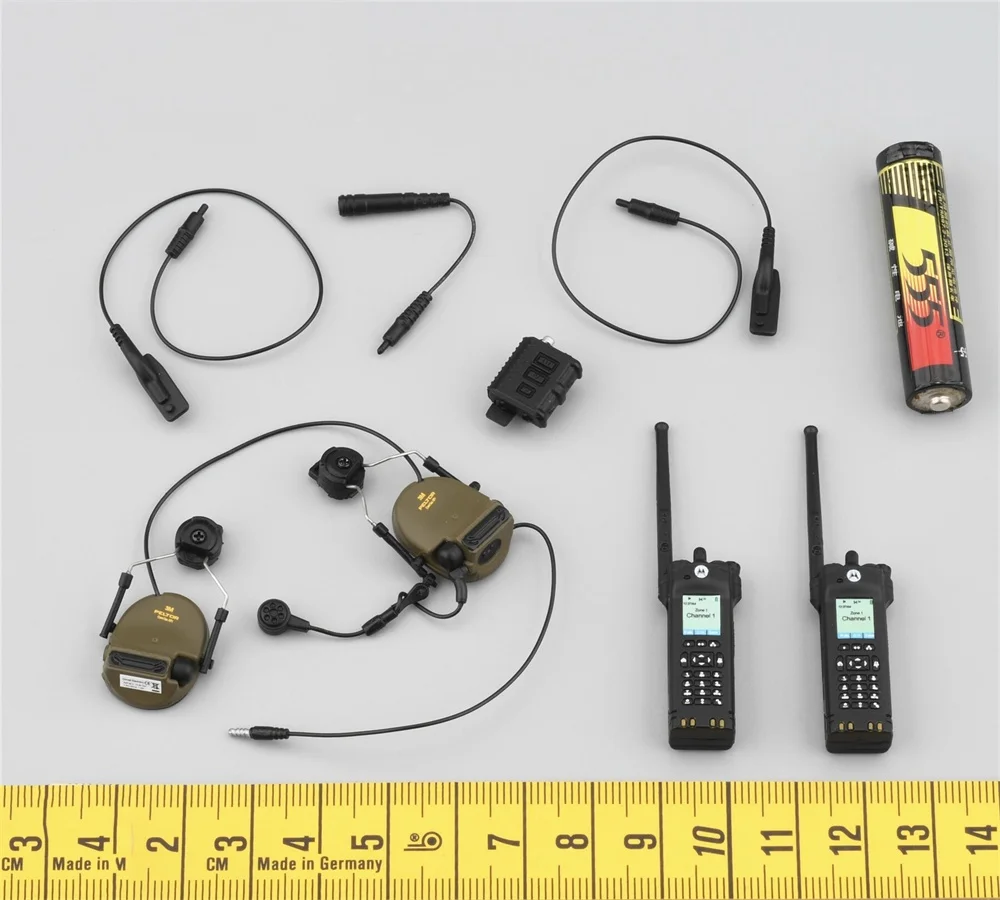 EASY&SIMPLE 1/6 Asia HK Soldier Doll SDU Toys Model Helmet Night Vision Headset Accessories For 12" Doll Figure ES 26070A - Image 5