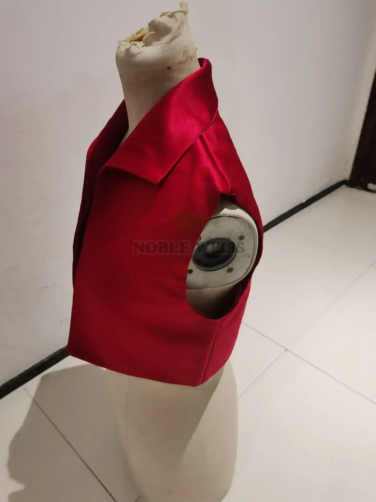 Sleeveless Wedding Jacket Satin Bolero Jackets For Bridal Party Coat High Collar Bridal Jacket Customized