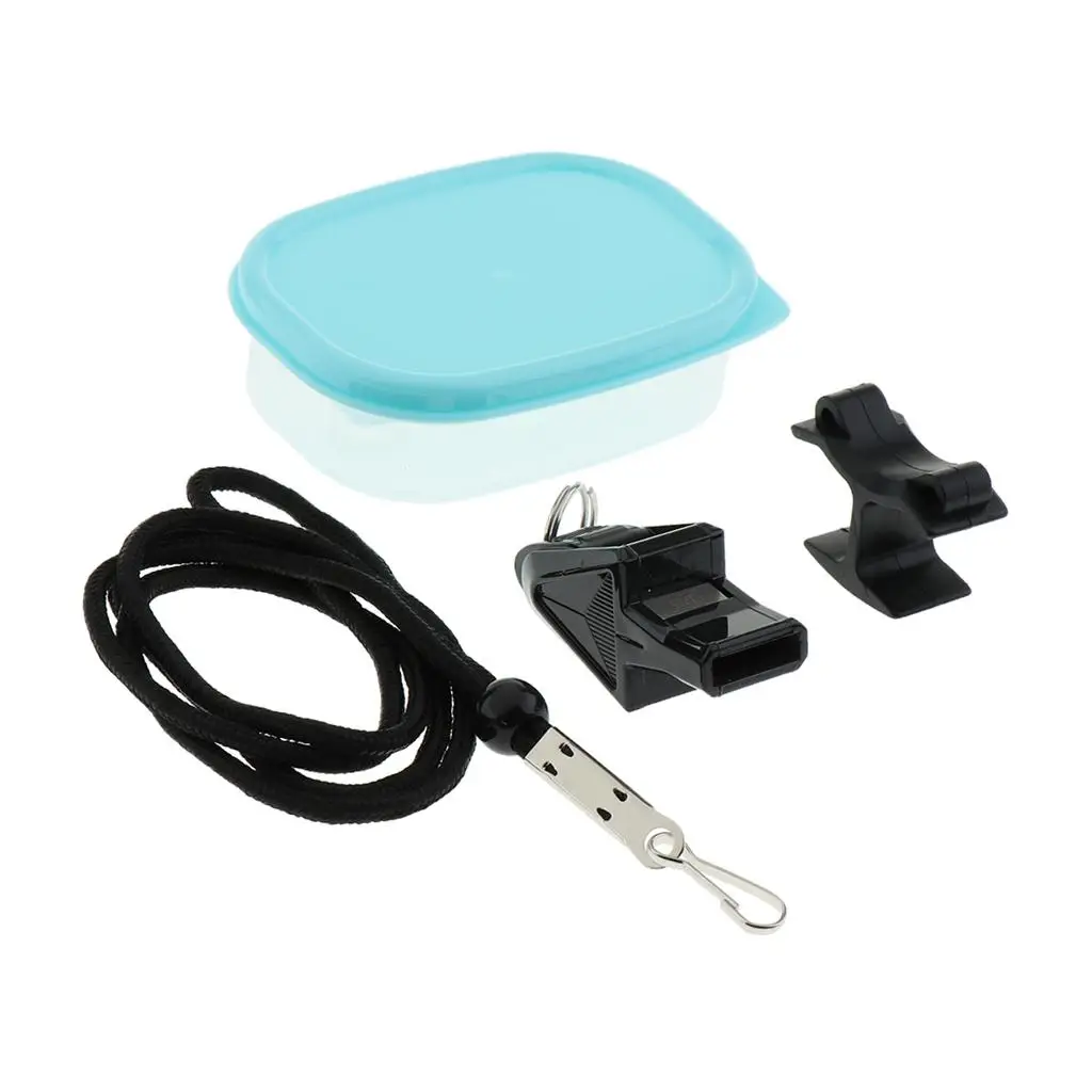 緊急サバイバルホイッスル ストラップ付きフィンガークリップ 安全金属ホイッスル
