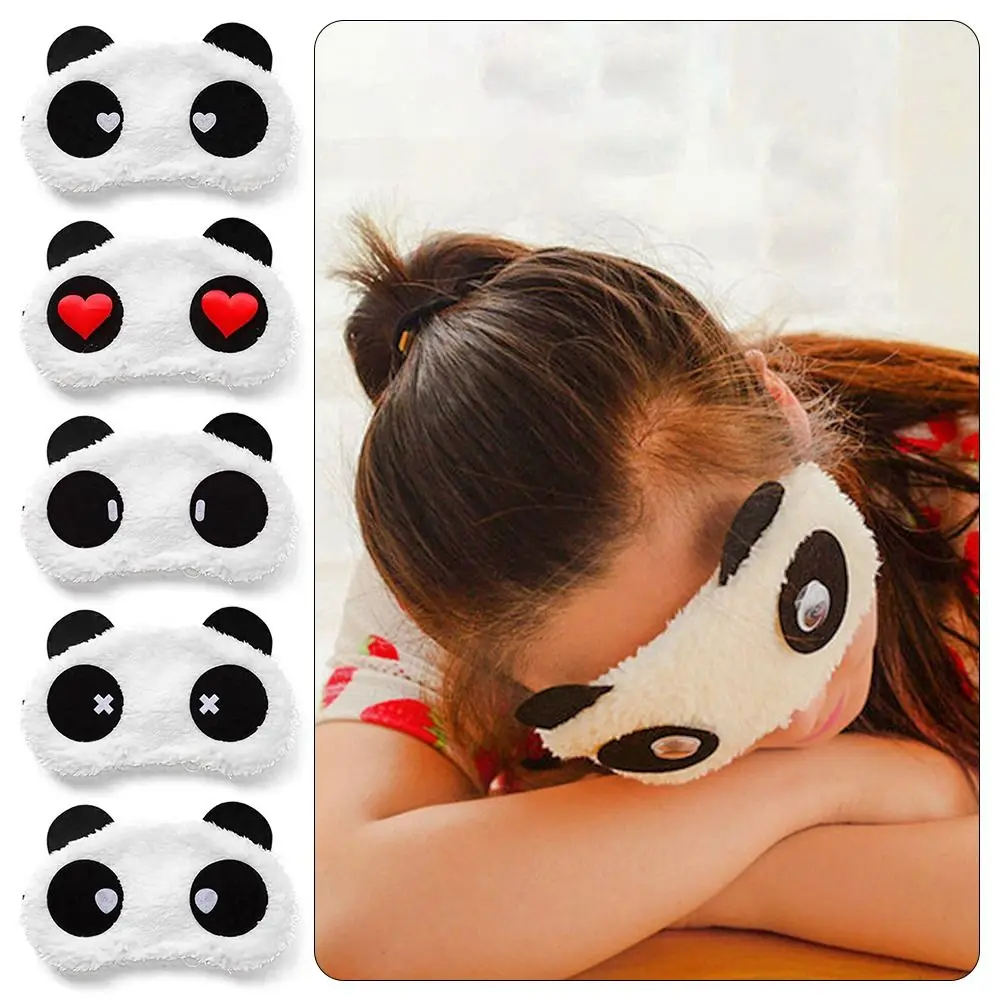 5pcs Soft Rest Panda Eye Mask Protection Pad Eye Patches Sleep Shade