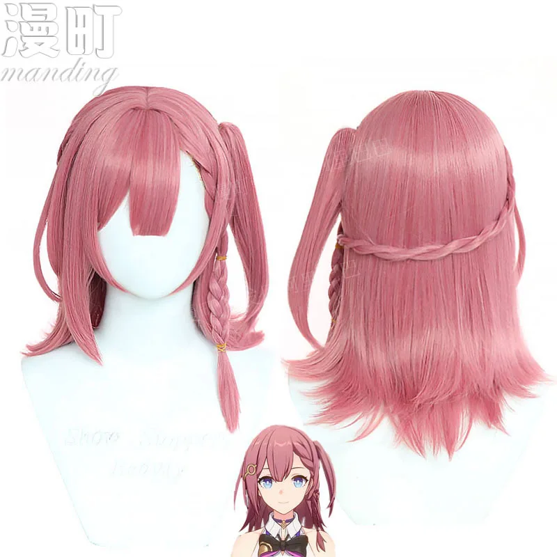 

Aisda cosWig Collapse Star Dome Railway Handmade Ponytail Red design Wig