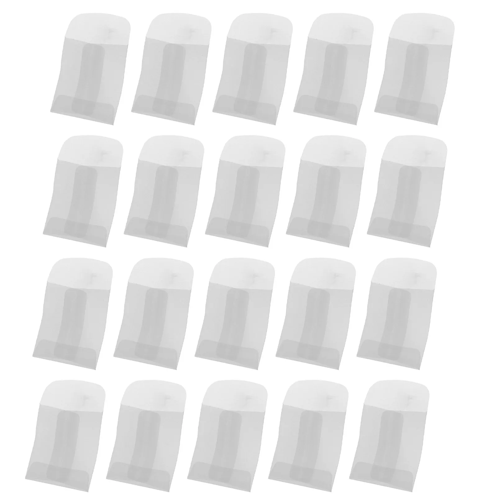 100Pcs Paper Bags Glassine Transparent Mini Envelopes Clear Mailing Pouches for Small Parts Coin Collecting Craft view 2