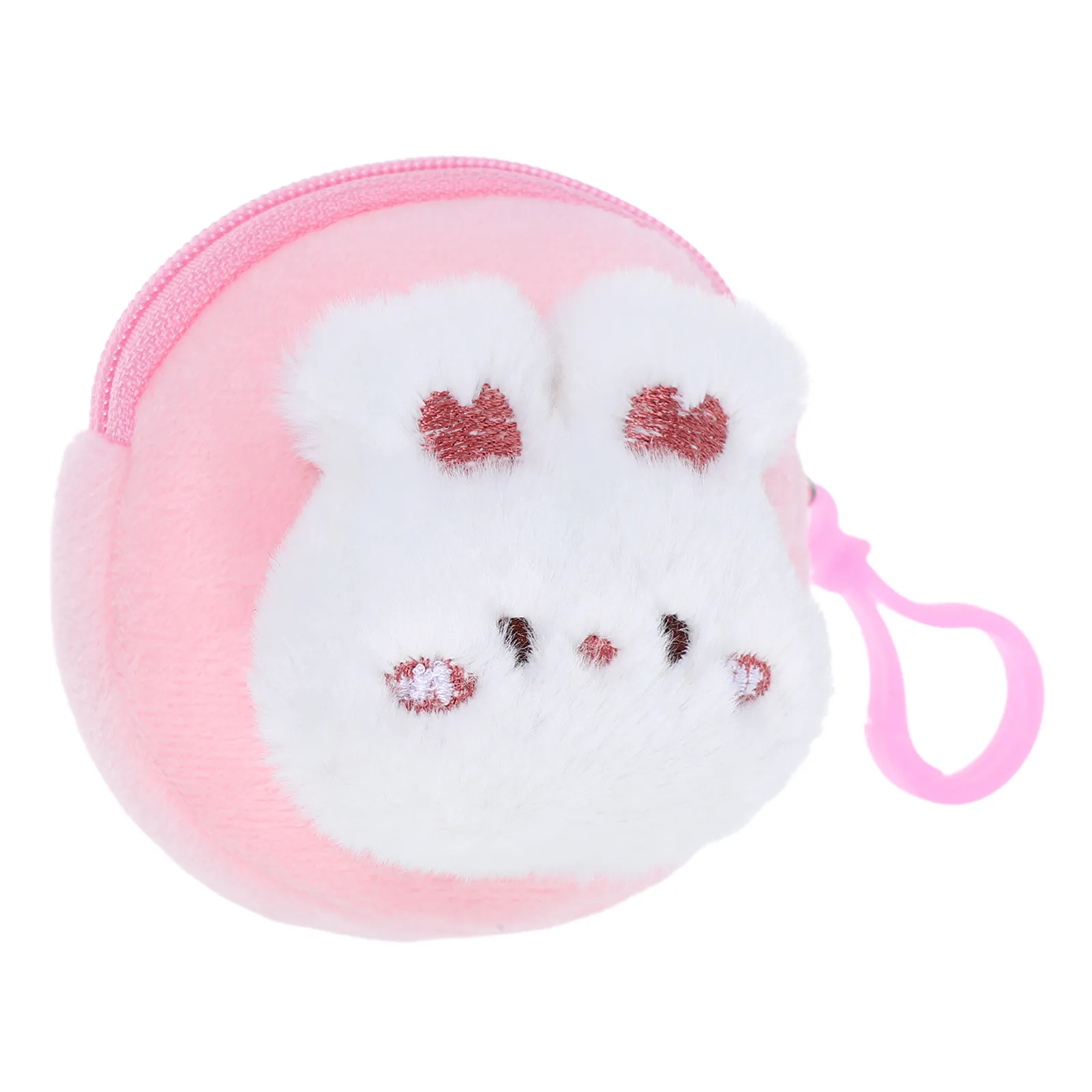 

Мини-кошелек в виде кролика, милый мультяшный маленький кошелек, мягкий кошелек для мелочи, портативная сумка для хранения наушников для детей, девочек и женщин