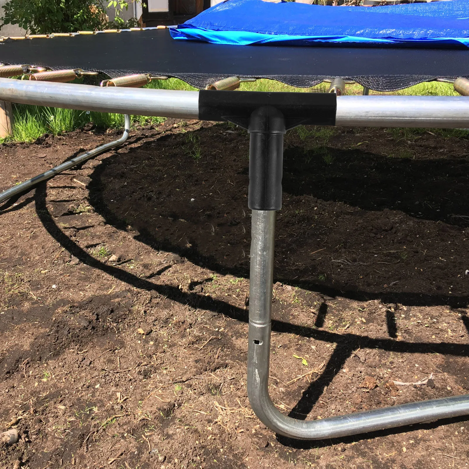 

T Shaped Trampoline Pipe Sleeve T Tube Connector Enclosure Pole Cover Fiberglass Poles Bounce Bed Parts Outdoor Toys