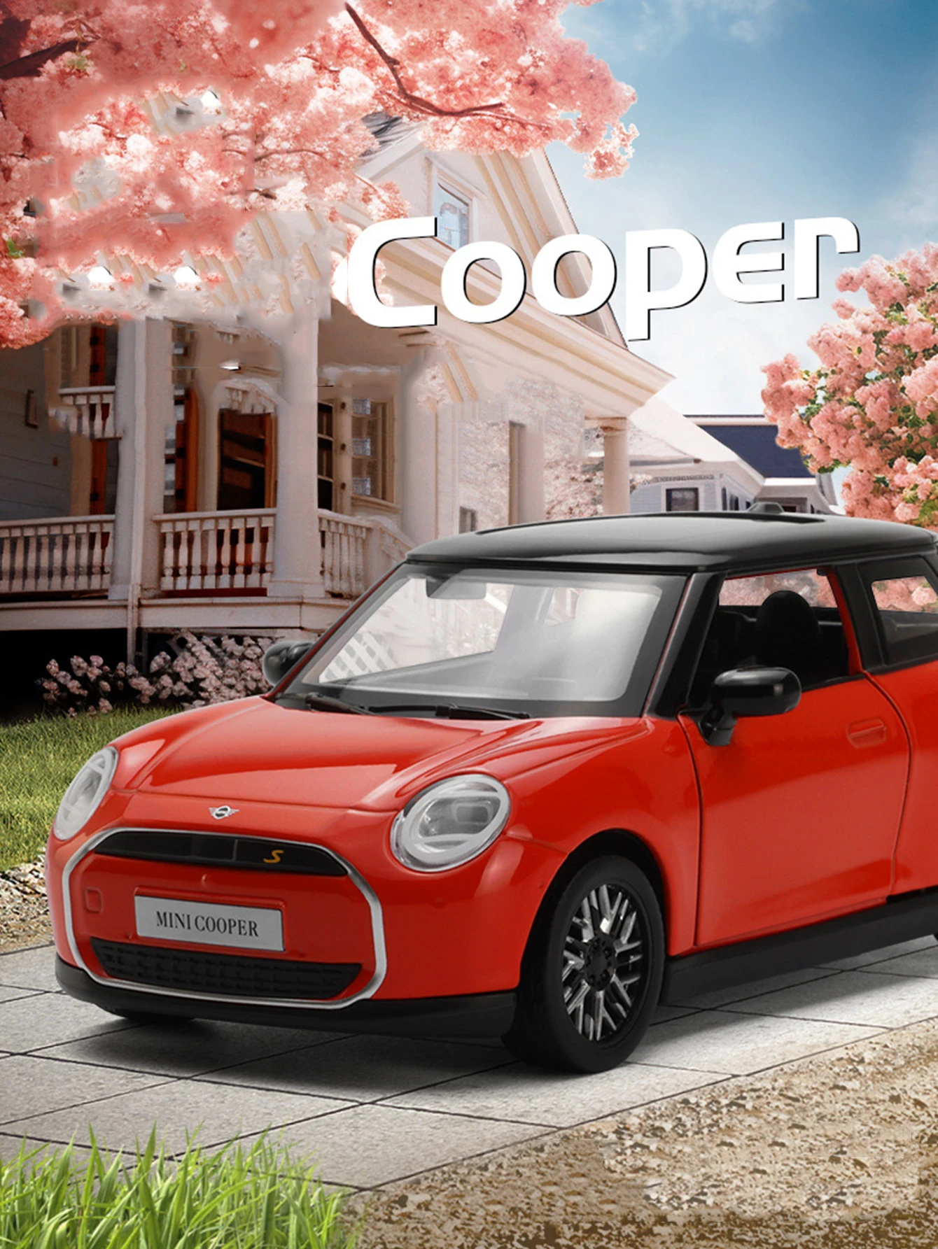 1:28 Simulation Zinklegierung BMW MINI Cooper, statisches Modell, Sammlerstück-Geschenkauto aus Metall