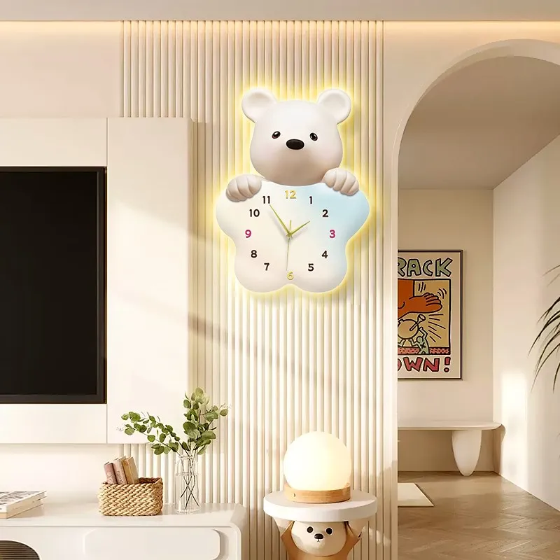 Design Fashion Wall Clocks Restaurant Modern Nordic Cartoon Creative Wall Watch Living Room Luxury Horloge Murale Home Decor