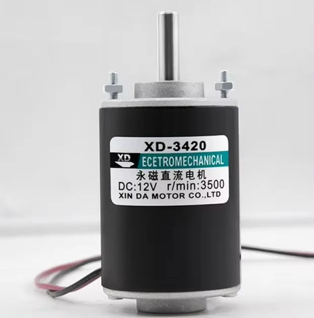 DC 12V 3500rpm or 24V 7000rpm high speed 3420 DC motor 30W Speed Adjustable CW CCW motor