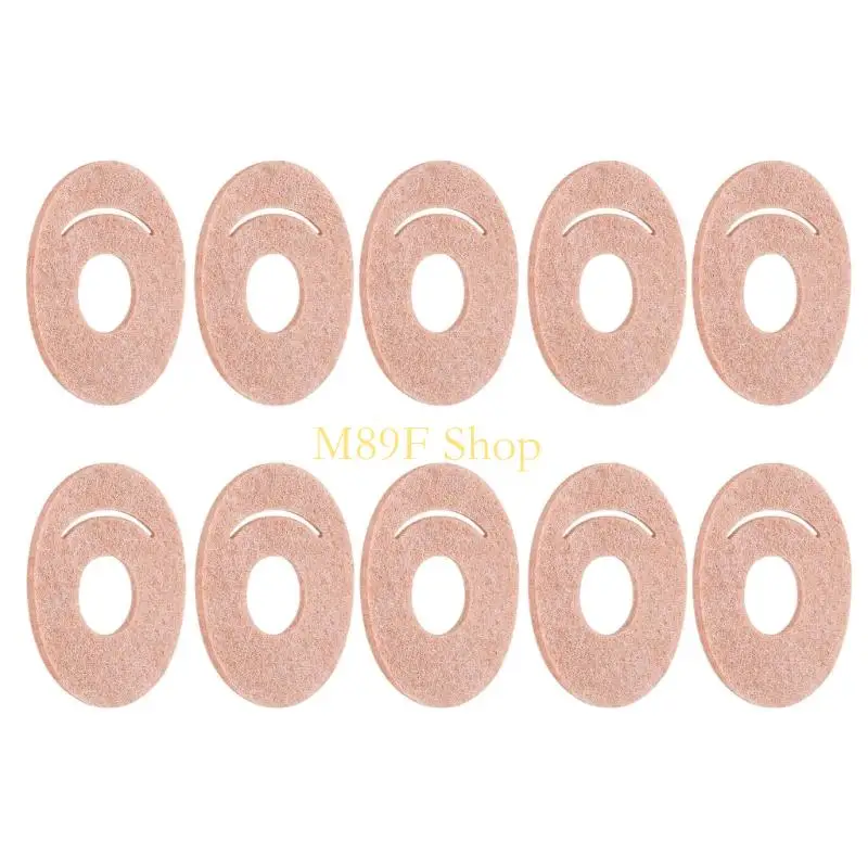 M89F Set Of 10 Felt Bunions Guards Protect Against Blisters And Calluses For Bunions And Hammertoes