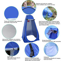 Beach Portable Tent Pop Up Shower Tent Outdoor Camping Shower Pump,Water Bags Simple Bath Cover Changing Room Private Toilet